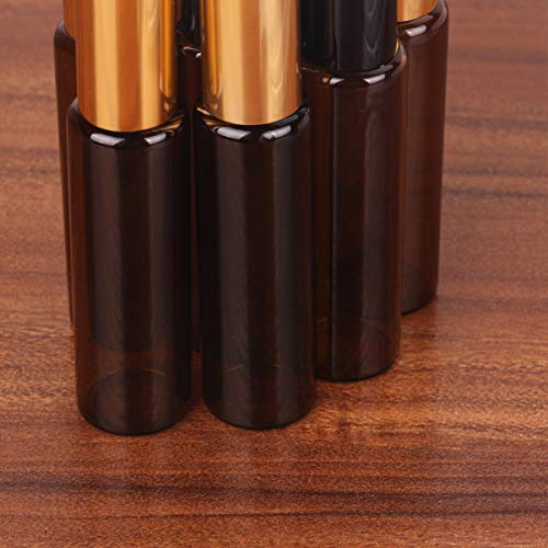 Healifty – Kit de frascos de óleo essencial de vidro, 10 ml, com funis, abridor de tampa, 13 peças