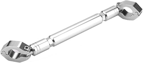 Miniatura 7 de Aramox Universal 0.866 in aleación de aluminio motocicleta manillar barra de equilibrio, plata