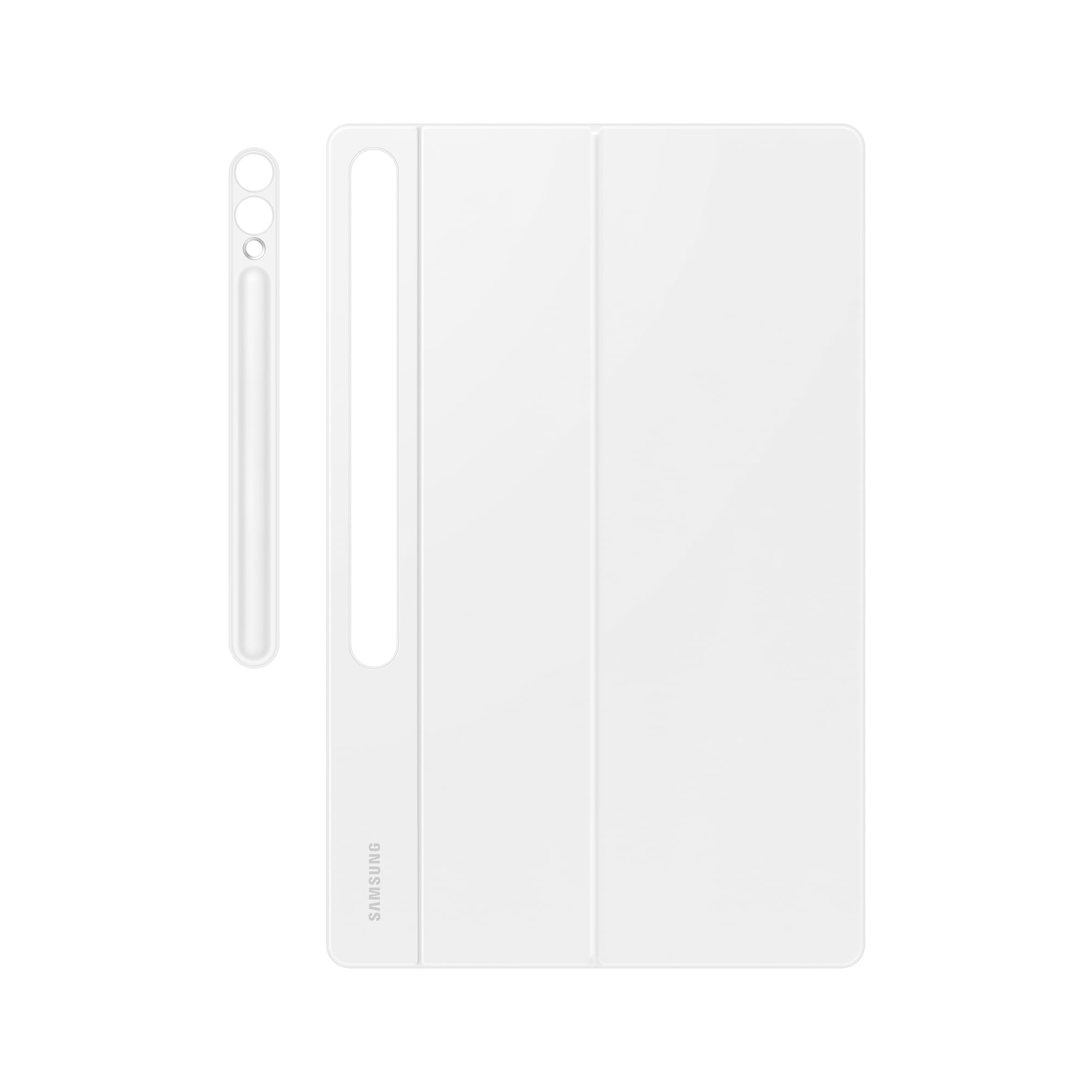Samsung Book Cover Keyboard Custodia per tablet con tastiera retroilluminata per Galaxy Tab S9 Ultra | Tab S10 Ultra, Bianco