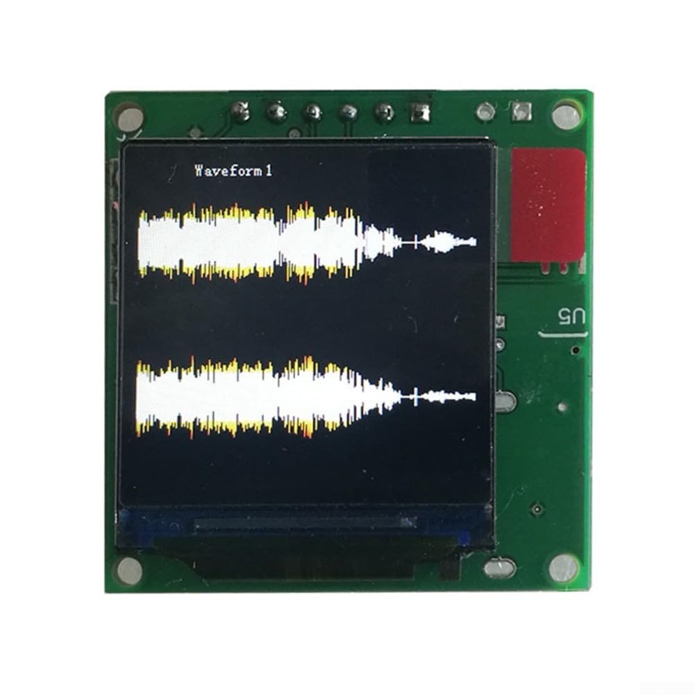 Musikspektrum-Analysator-Modul, LCD 3,3 cm MP3-Audioanzeige, VU-Meter, Power-Audio-Pegelanzeige-Modul