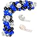 Black Silver Blue Balloon Garland Kit, Gaming Party Balloon Balloon Arch Kit for Boys Birthday Baby Shower Gamer Fan Party Decorations