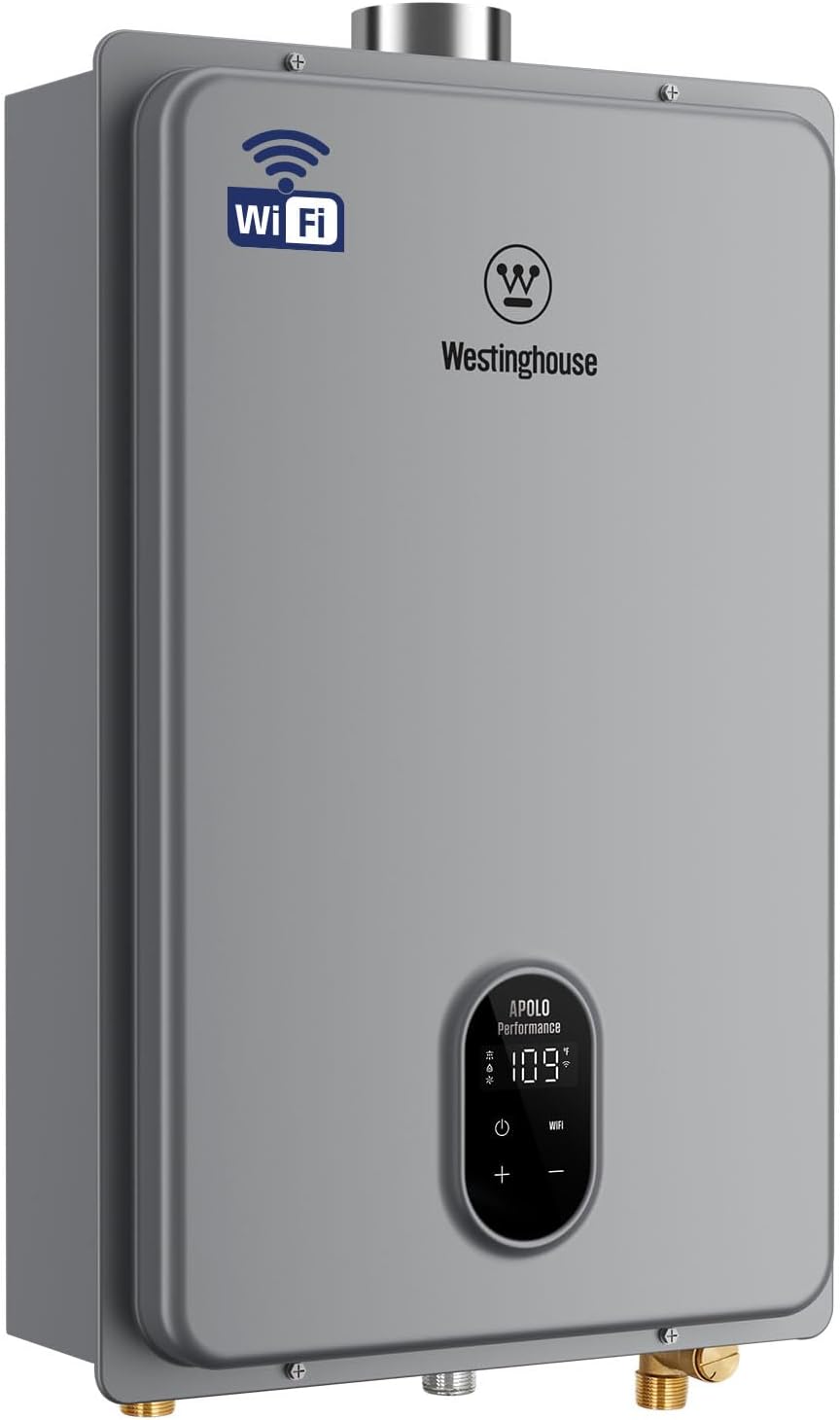 3. Westinghouse 120,000 BTU Tankless Propane Water Heater (WiFi Enabled)
