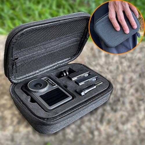 Image of yantralay Carrying Case for D JI Os mo Action 6 & Action 5 /4 | EVA Hard Protective Storage Case with Mesh Pocket for Camera & Accessories | Os mo Action 6 Accessories