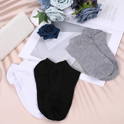 Image of EupHHonycs 120 Pairs Low Cut Ankle Socks No Show Socks Bulk for Women Men Athletic Running Socks Thin Breathable Casual Socks