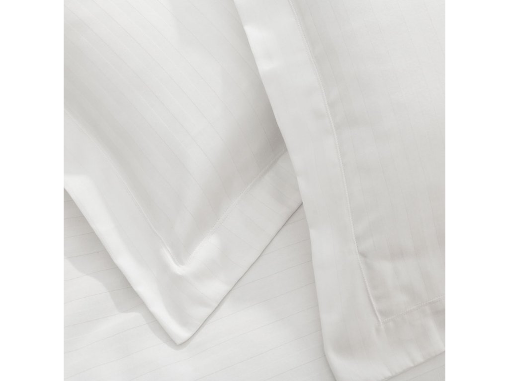 White Solid Duel Ton Pinch Plated Pillow Shams Set of 2 pc - Hypoallergenic 500-TC Egyptian Cotton Decorative European Pillow Sham (White, Euro 26'' x 26'')-image-20
