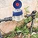 Hemobllo Water Meter Water Flow Meter Cold Water Meter for Garden and Home Use, Measures in Cubic Meter, DN15, 1/2