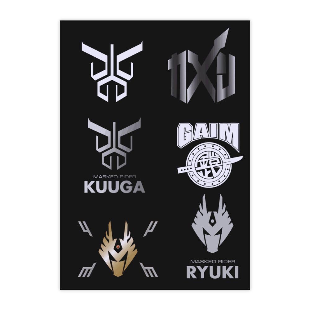 Amazon.co.jp: ステッカーセット 仮面ライダー 龍騎 仮面