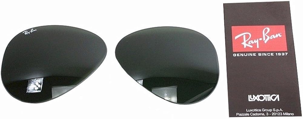 Ray Ban RB3025 3025 3026 RayBan Sunglasses Replacement Lenses Grey/Green Size-62