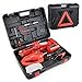 DNA MOTORING 3T Portable Electric Scissor Lift Jack Kit - 4.7'' - 13.8''(12-35cm) 12V Lifting Range Electric Car Jack & Impact Wrench for Auto Sedan SUV Repair, TOOLS-00281
