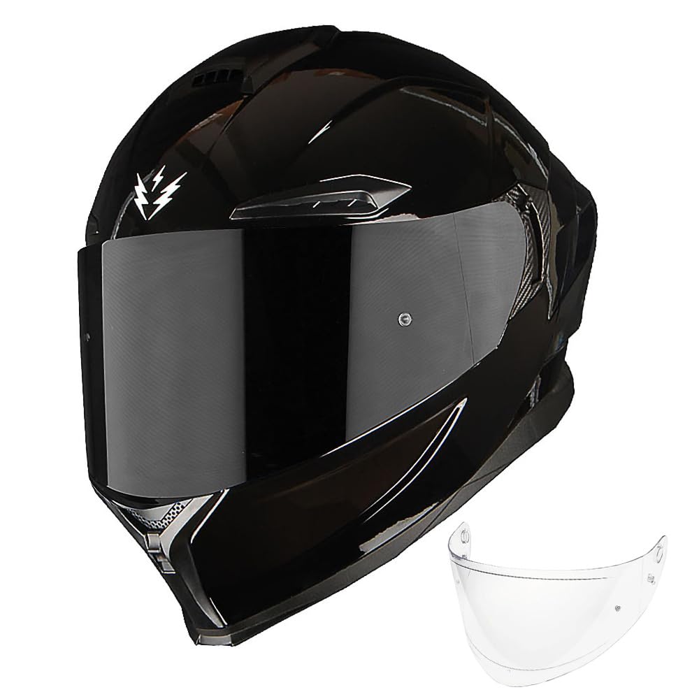 Amazon.com: 1Storm Motorcycle Full Face Helmet DOT Adults Street Bike Dual Visor Sun Inner Shield with One Extra Clear Shield: Glossy Black : Automotive Amazon.com: 1Storm Motorcycle Full Face Helmet DOT Adults Street Bike Dual Visor Sun Inner Shield with One Extra Clear Shield: Glossy Black : Automotive