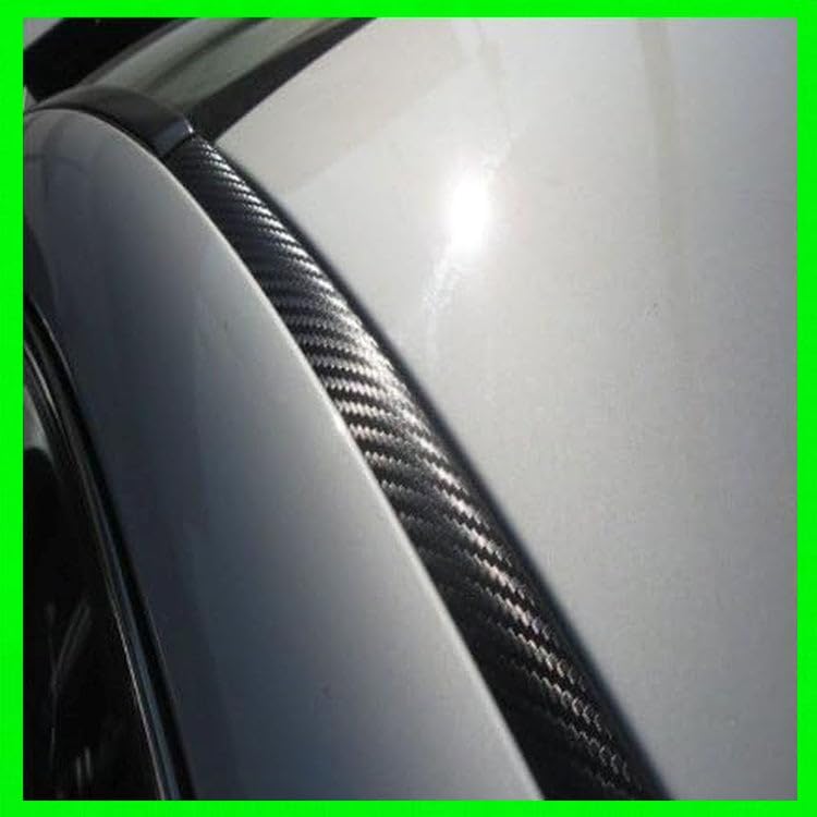 fits 2002-2007 Mitsubishi Lancer Carbon Fiber ROOF Trim MOLDINGS 2PC 2003 2004 2005 2006 02 03 04 05 06 07