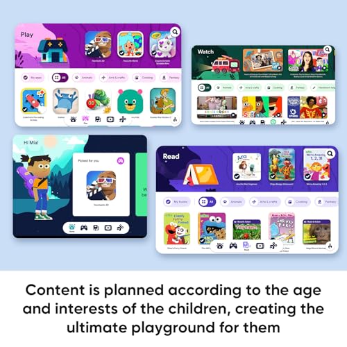 Image of aiprotablet 10 inch Kids Tablet, Android 16 Tablet for Kid, Octa-Core CPU, 24GB RAM, 64GB ROM 1TF Card Expandable for Toddler Children,Tablets with Case, Parental Control, 6000mAh,WiFi (Sky Blue)