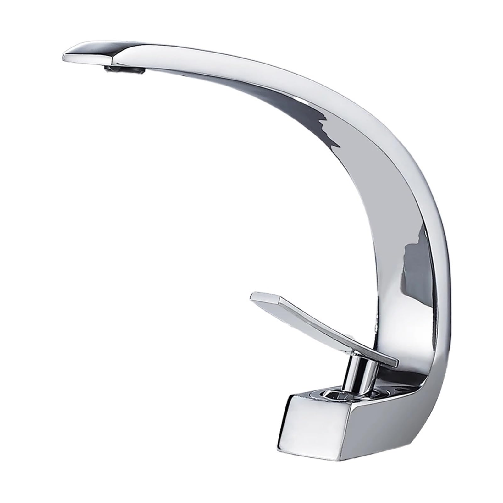 Gqnblvhzupdm Orb Kitchen Faucets, Bathroom Faucet Deck Mounted Single Handle Basin Faucets, Cold/Hot Mixer Curved Sink Tap For Kitchen Accessories(Orb)
