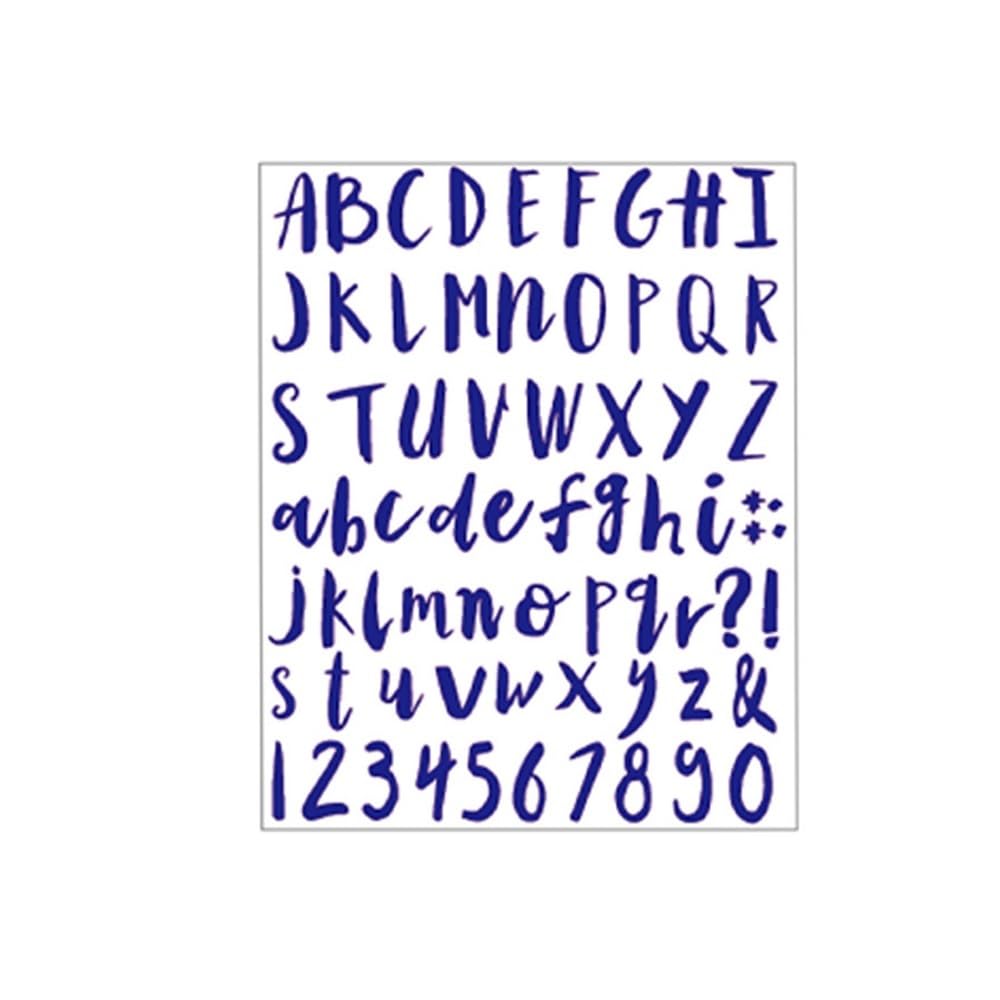 10 Sheets Waterproof Alphabet Stickers - Self-Adhesive Letters for Scrapbooking, Party Decorations, and Craft Projects(Color9)