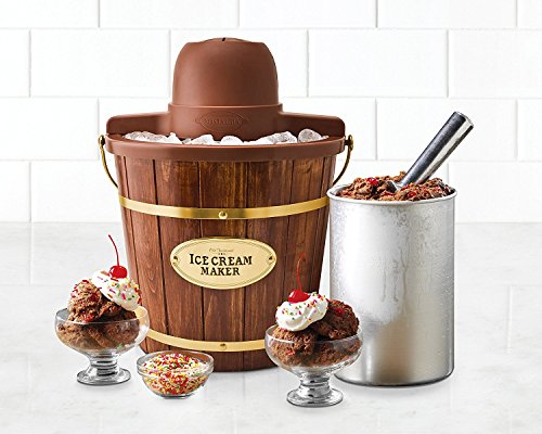 Nostalgia Electric Ice Cream Maker Parlor Style Old Fashioned Soft Serve Ice Cream Machine Makes Frozen Yogurt or Gelato in Minutes - Fun Kitchen Appliance White - 4 Quart product thumbnail 15