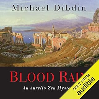 Blood Rain Audiolibro Por Michael Dibdin arte de portada