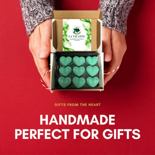 La Vie este Wax Melts - 9 Highly Scented Soy Wax Melts Hearts by MA CRAFTS & FRAGS Upto 50 Hours of Long Lasting Scents - Image 6