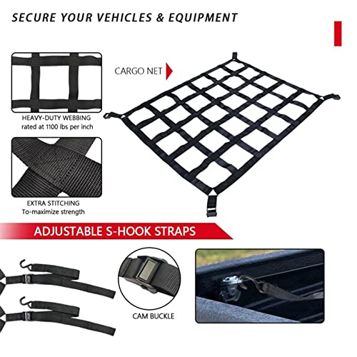 Tåligt Lastnät 4"x4" för Bil & ATV - Sträcker sig 12'x18'