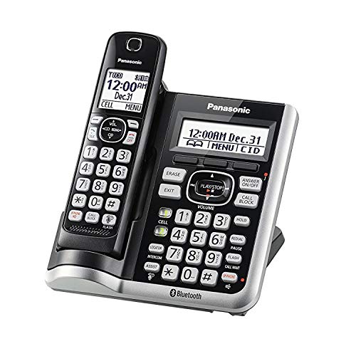 Panasonic KX-TGF570S Cordless Phone with Answering Machine - 1 Handset (Renewed)
