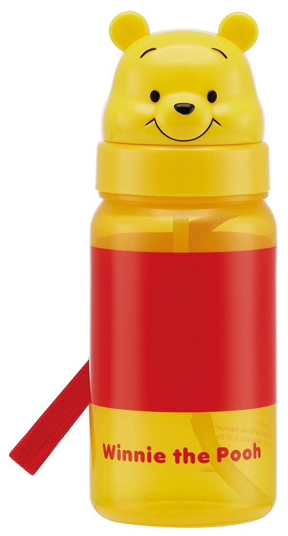 プーさん　ダイカットウォーターボトル　レトロ Amazon｜スケーター(Skater) ダイカット ストロー式 水筒 くまのプー