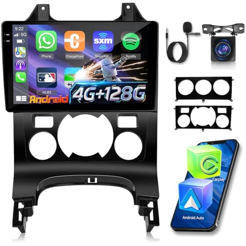 Autoradio Android 4+128G Peugeot 3008 grand écran tactile avec système GPS WiFi