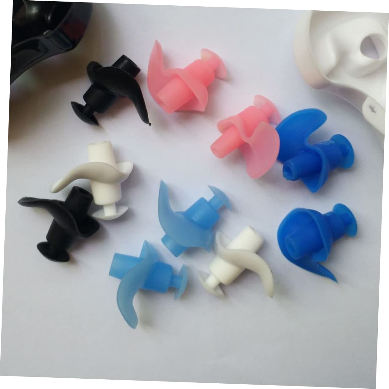 IWOWHERO Silicone Swimming Ear Plugs 4 Pairs Ear Plug for Adults Noise-reducing Protector for Swimming