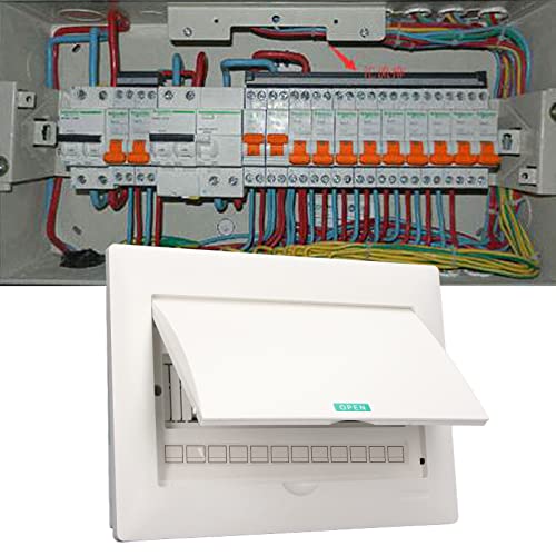 Boîte De Distribution électrique 12 Voies – Avec Rail DIN, Protection MCB