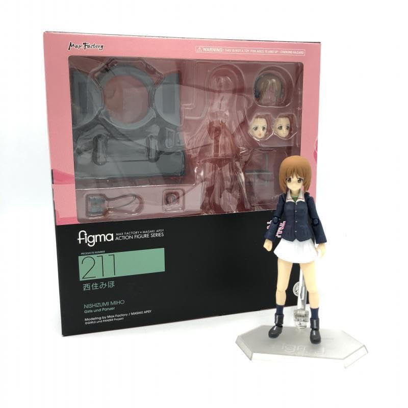 Max Factory - figma(フィグマ) 211 西住みほ(にしずみみほ) ガールズ&amp;パンツァー 完成品 可動フィギュア マックスファクトリー figma(フィグマ) 211 西住みほ(にしずみみほ) ガールズ