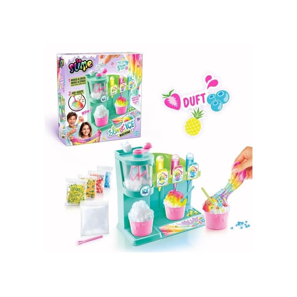 Canal Toys - So Slime - Maszyna do granitu Slime - Zestaw z 1 maszyną, 3 barwnikami zapachowymi, akcesoriami i dekoracjami - Idealna zabawka na prezent lub niespodziankę - SSC 310