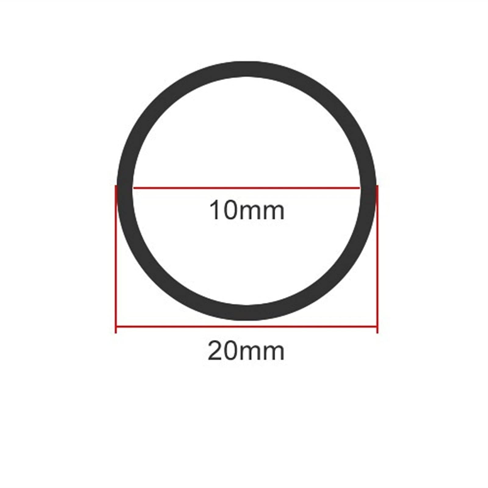 Tubo D'acciaio 1 Pezzo, Lunghezza 600 Mm, Diametro Esterno 25 Mm, Tubo Dritto Senza Saldatura(25x4mm