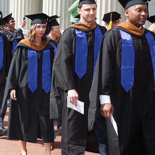 Image of GraduationMall 24 Pieces 72 Inch Plain Graduation Stole Bulk Sublimation Blank Honor Graduation Sash Unisex Adult