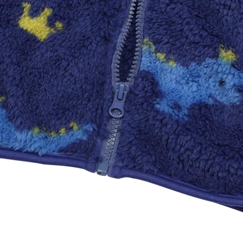 Image of Toddler Girls Boys Fleece Hoody Jacket Zip Up Teddy Coat Warm Winter Outwear