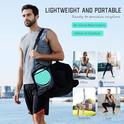 YiliYa 4er Set Core Trainers Sliders,Fitness Disc Slides für Core Training & Home Workouts Slider Fitness für Teppich Fliesen Laminat Holzboden