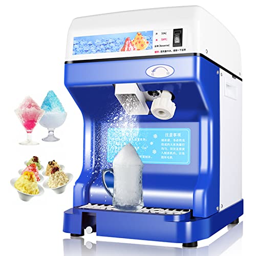 CHGGE Elektrische Rasiereismaschine Mit 2L, Automatischer Slush-Crusher Mit 120 Kg/h, DIY-Smoothie-Maschine, Dicke…