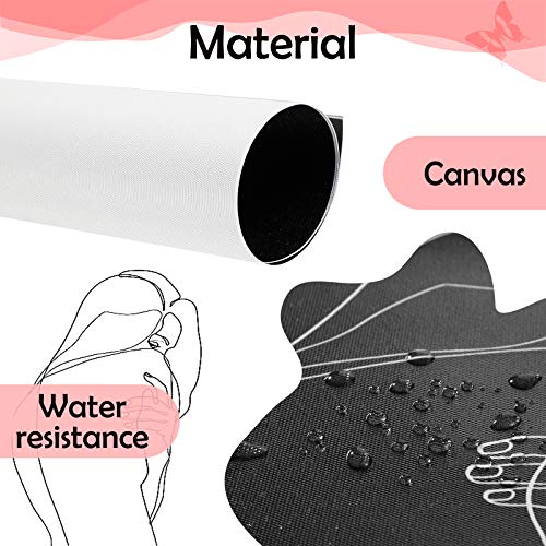 Zonon 12 Pieces Black White Abstract Canvas Wall Art 8 x 10 Inch Woman Plant Minimalist Aesthetic Unframed Wall Art Prints Room Decor Pictures for Living Room Bathroom Kitchen - Image 8