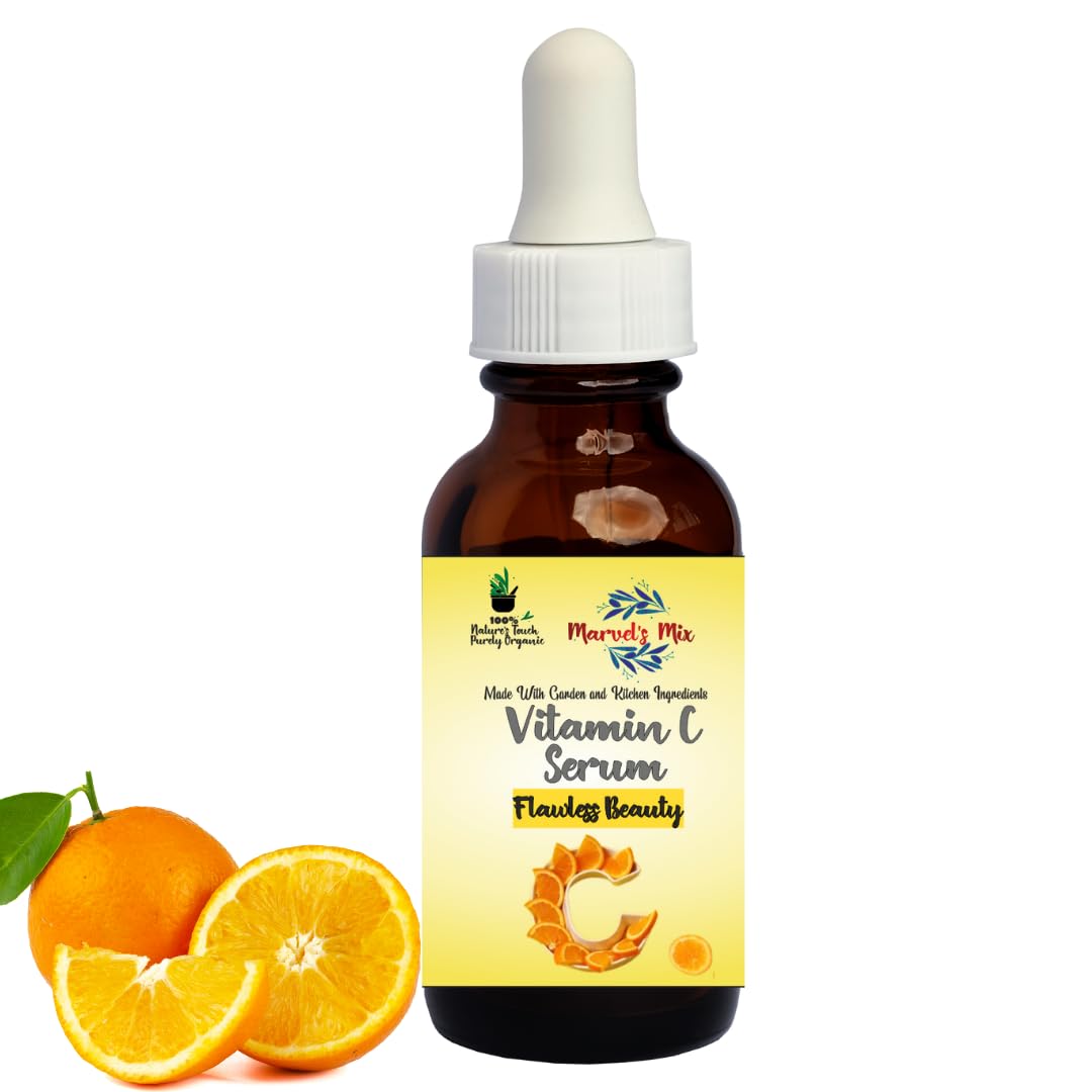 Marvels Mix Vitamin C Flawless Beauty Serum For All Skin Type , dull dark skin, tan, Sun Burn, Pigmentation Mark