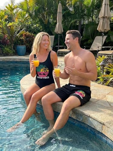 Image of IFFEI Family Matching Mommy and Me Swimsuits One Piece Swimwear Modest Bathing Suits Beachwear for Beach Pool Vacation