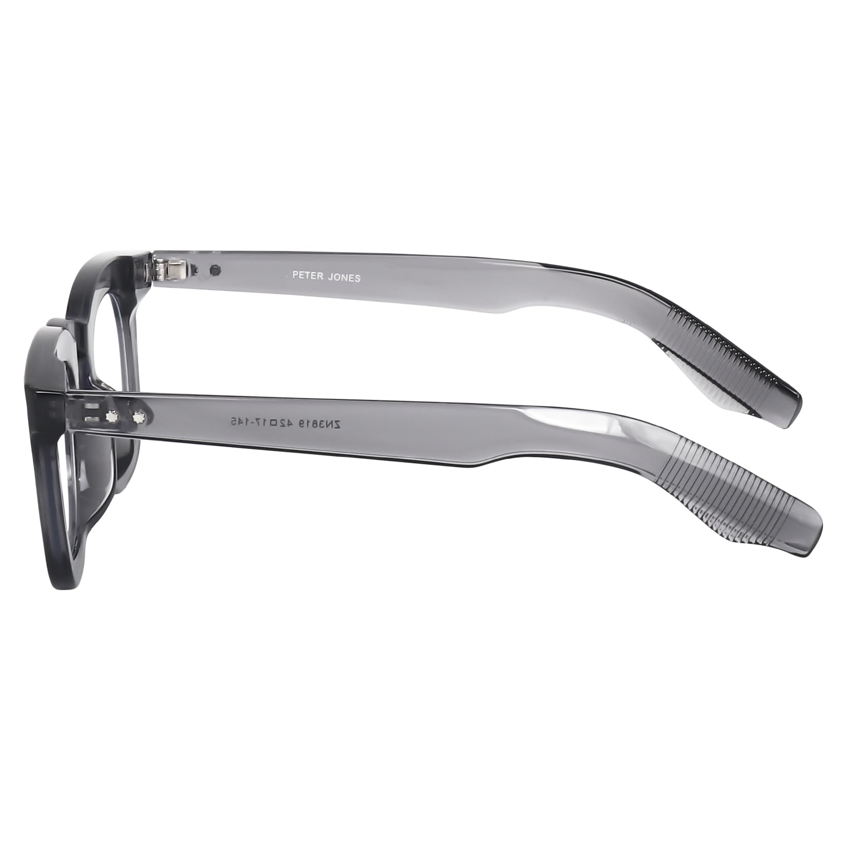 Peter Jones I Zero Power Blue Cut Computer Glasses I Gaming Glasses I UV Protected & Blocks Harmful Rays I Grey Color I Men & Women I Medium/Large Square 3819FGT - Image 7 thumbnail