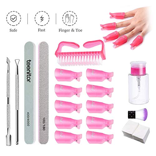 Kit Gel Pour Dissolvant Vernis à Ongles,Dissolvant Vernis à Ongles Wrap Tool,Dissolvant pour vernis à ongles Kit,Pour Retirer le Vernis Gel Avec Lime à Ongles,500PC Ongles Vernis Tampons de Coton