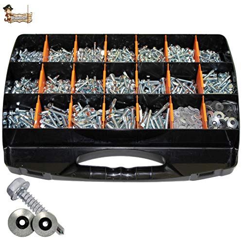 Tornillo Autotaladrante con Arandela de Goma Marca BricoLoco.com