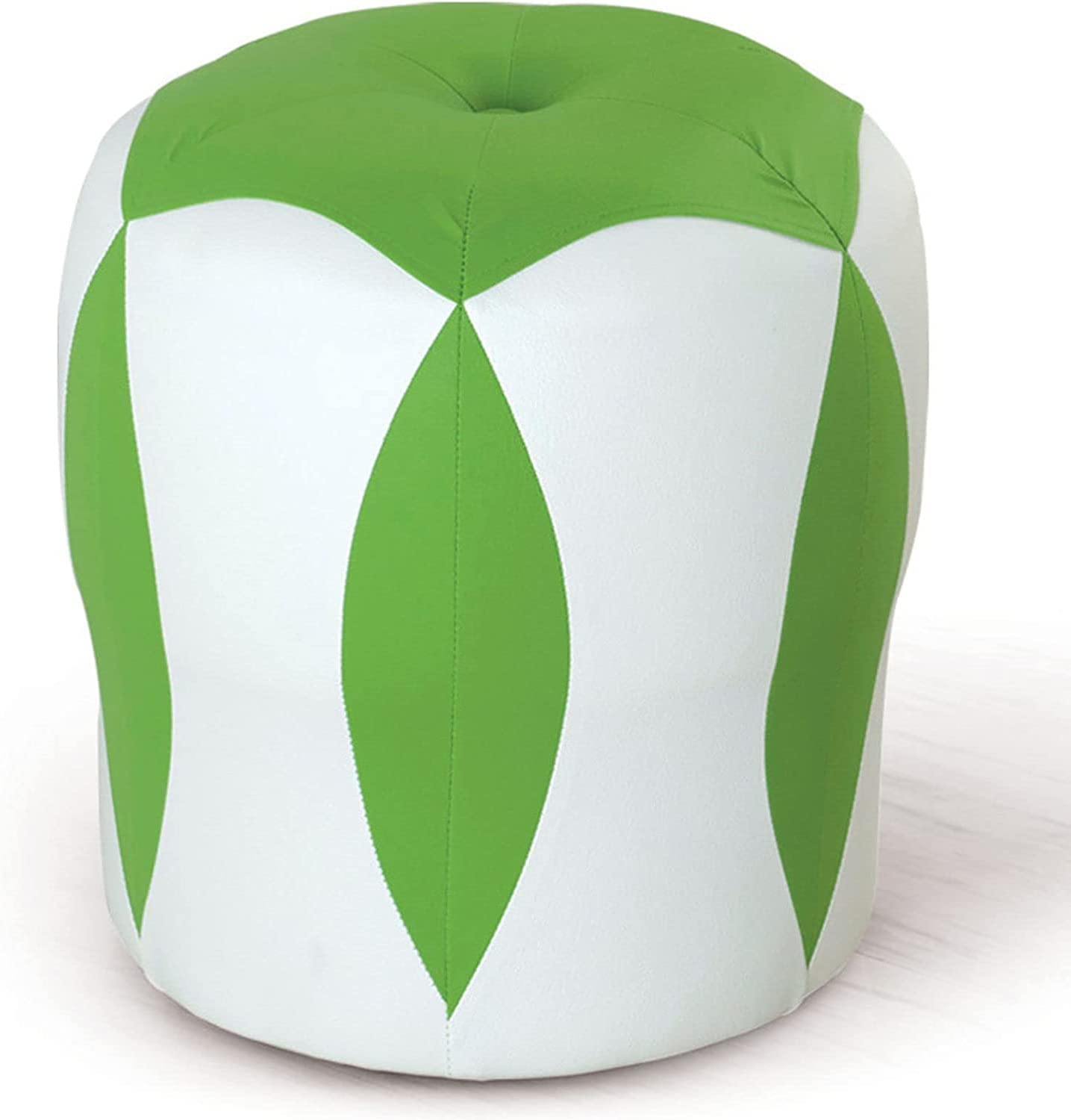 Pouf en cuir pour chambre à coucher et salon, idéal près de la coiffeuse
