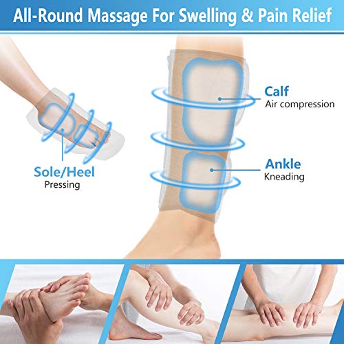 Cincom CM-028A-UK Cordless Calf Massager For Circulation, Leg Compression Massager For Calf, Rechargeable Leg Massager thumb #2
