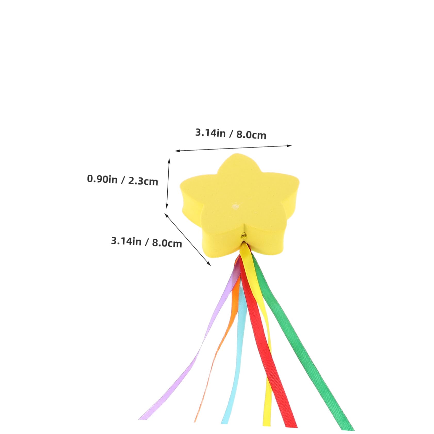 Cabilock 2Pcs Star Shaped Car Antenna Balls Cute Vehicle Exterior Decoration Easy Tool Installation for Unique Car Roof Accessories Fun Dashboard Decor for Cars and Trucks