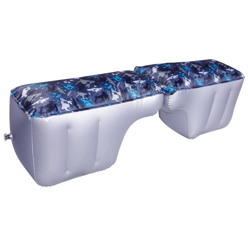 OGLAND Inflatable Car Air Travel Bed Mattress for Back Seat Gap Pad, 130-30-40cm Auto Accessories Inflation Bed(Camouflage)