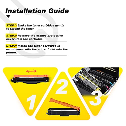 V4INK Compatibile Toner per Brother TN241 TN245