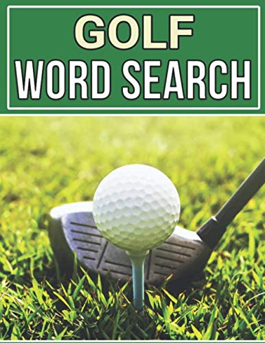 Golf Word Search: Large Print Word Search Puzzle Book About Golf