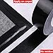 CHUANGSEED Black Wide Duct Tape,Heavy Duty Industrial Grade 3 inches x 55 Yards (164 ft), Waterproof, Strong, Flexible, No Residue, for Crafts & Home Improvement
