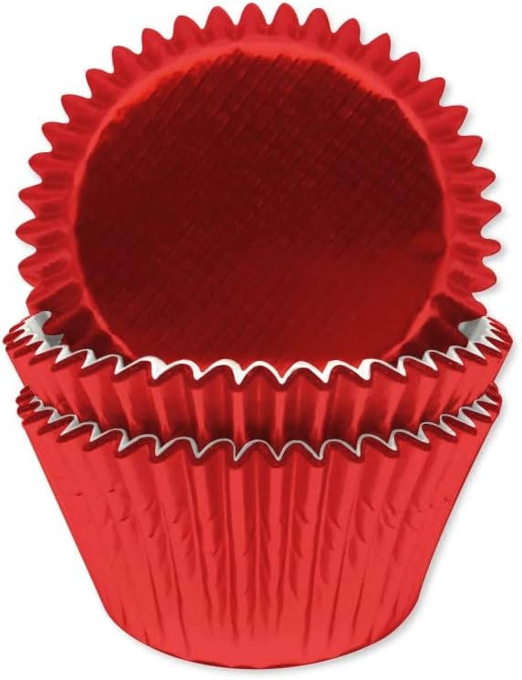 Red Foil Cupcake Cases Amazon.co.uk Home & Kitchen