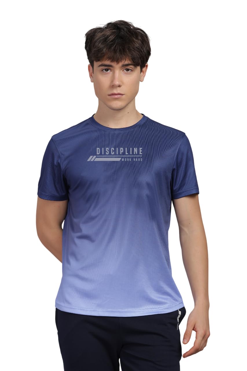 domin8 Men's Lightweight Ultra Smooth Activewear T Shirt | Stylish Tshirts for Men | Soft & Comfortable Tshirts for Men | Tshirt for Gym, Running.-picture-23