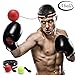 GEYUEYA Home Boxen Training Ball, Reflex Fightball, Punch Boxing Ball mit Kopfband,Reflex Speed Training Boxen- Praktische Ausbildung im Studio oder im Freien(Enthält schwarz, rot, gelb)